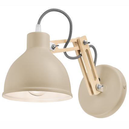 Aplique de pared MARCELLO 1xE27/15W/230V beige