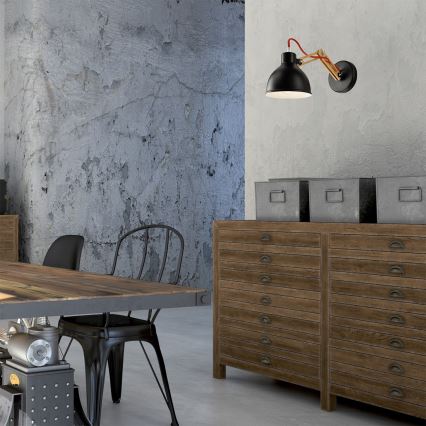 Lámpara de pared MARCELLO 1xE27/60W/230V haya