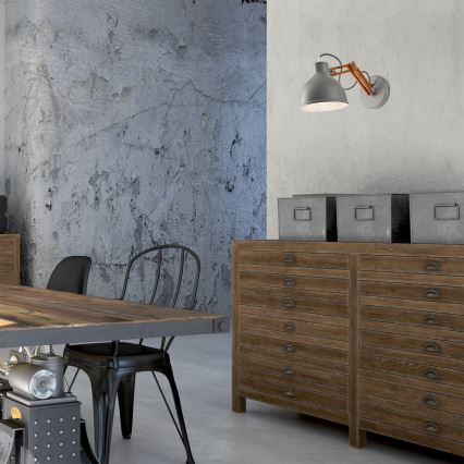Lámpara de pared MARCELLO 1xE27/60W/230V haya