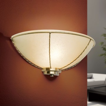 Aplique de pared MAURO 1xE27/60W/230V bronce