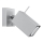 Aplique de pared MERIDA 1xGU10/40W/230V gris