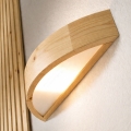 Aplique de pared NATURAL 1xE27/60W/230V pino/beige