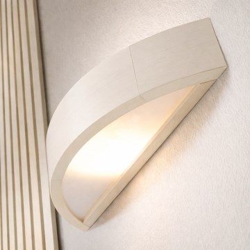 Aplique de pared NATURAL 1xE27/60W/230V pino/crema