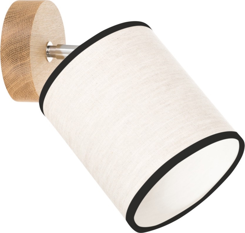 Aplique de pared orientable BOHO 1xE27/25W/230V roble