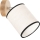 Aplique de pared orientable BOHO 1xE27/25W/230V roble