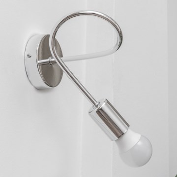 Aplique de pared OXFORD 1xE27/15W/230V acabado cromado brillante