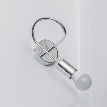 Aplique de pared OXFORD 1xE27/15W/230V acabado cromado brillante