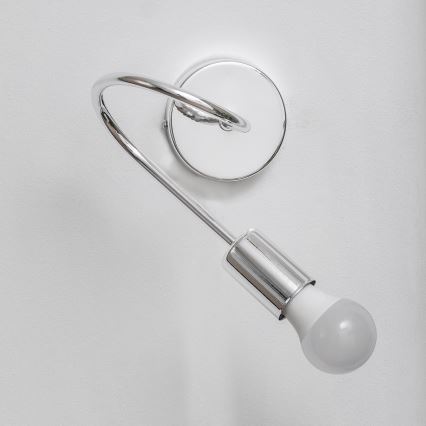 Aplique de pared OXFORD 1xE27/15W/230V acabado cromado brillante