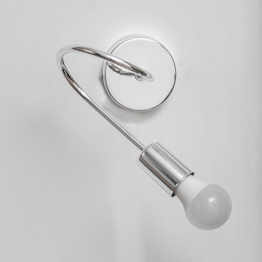 Aplique de pared OXFORD 1xE27/15W/230V acabado cromado brillante