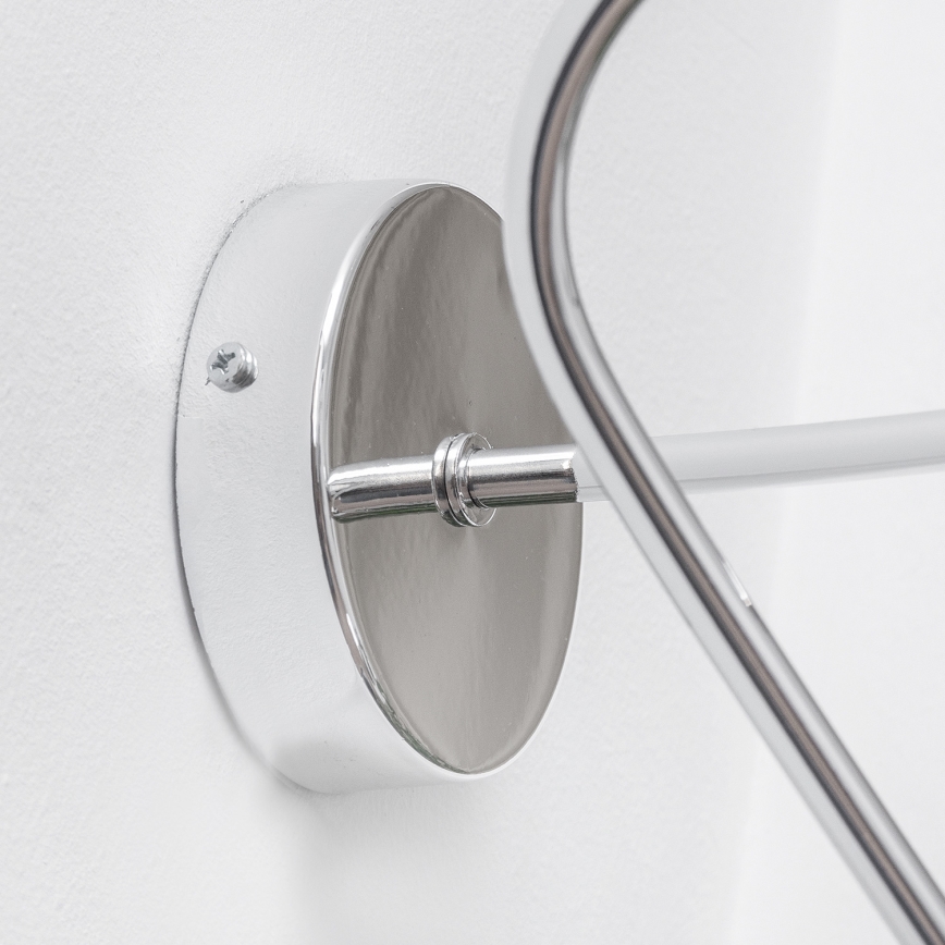 Aplique de pared OXFORD 1xE27/15W/230V acabado cromado brillante