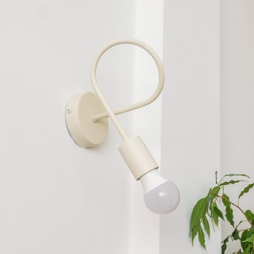 Aplique de pared OXFORD 1xE27/15W/230V color crema