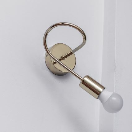 Aplique de pared OXFORD 1xE27/15W/230V dorado