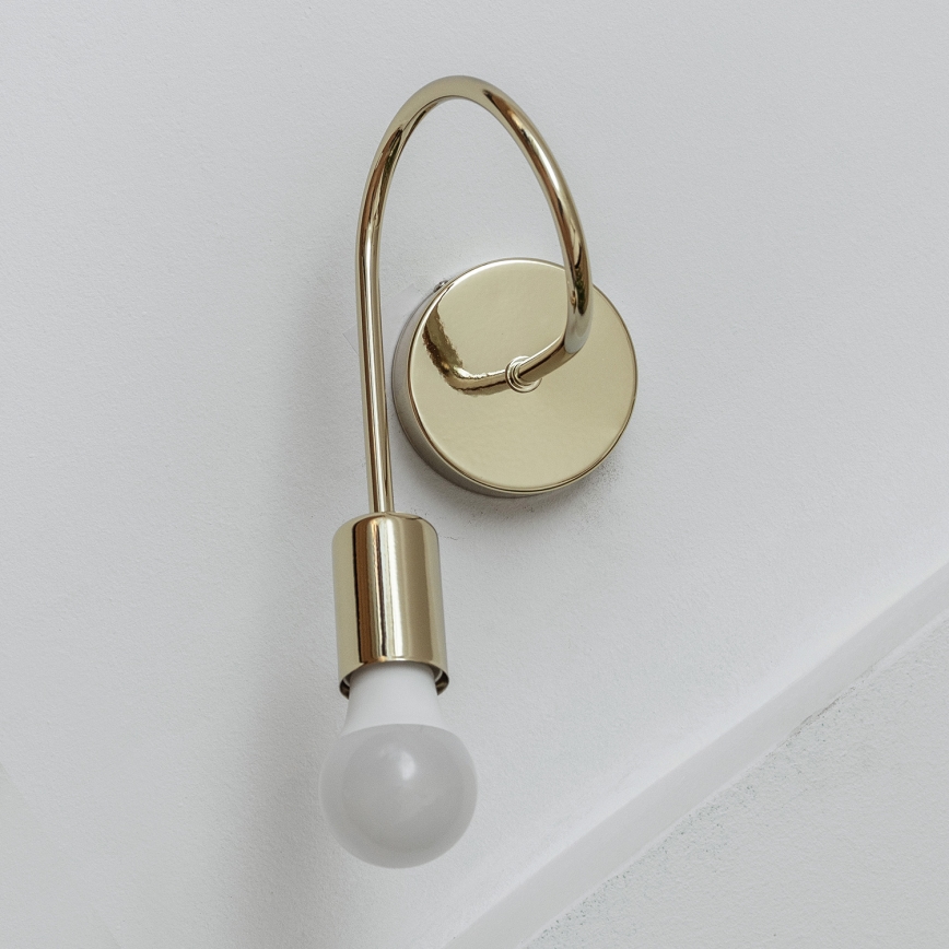 Aplique de pared OXFORD 1xE27/15W/230V dorado