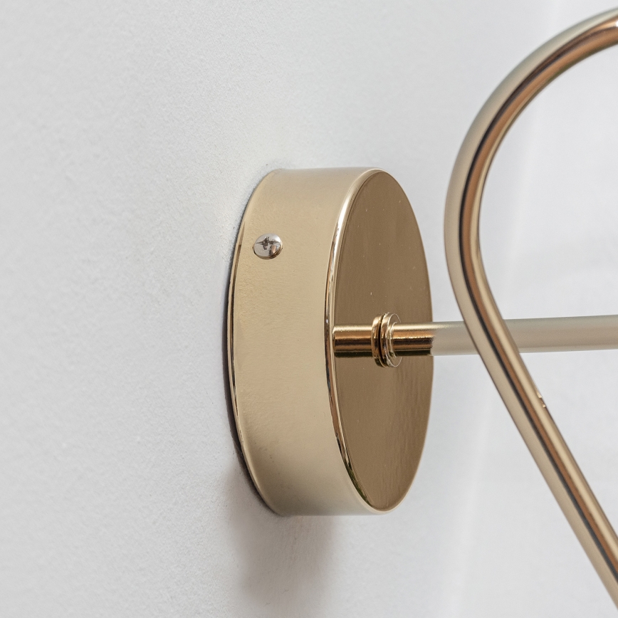 Aplique de pared OXFORD 1xE27/15W/230V dorado