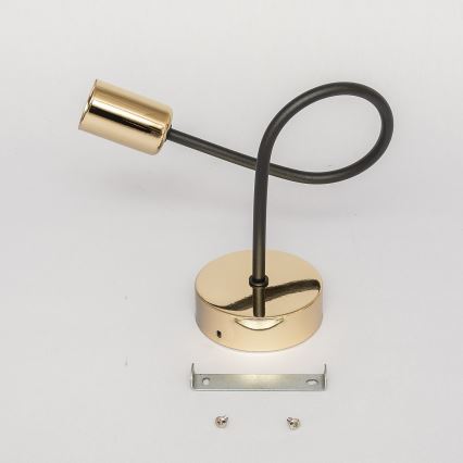 Aplique de pared OXFORD 1xE27/15W/230V dorado/negro