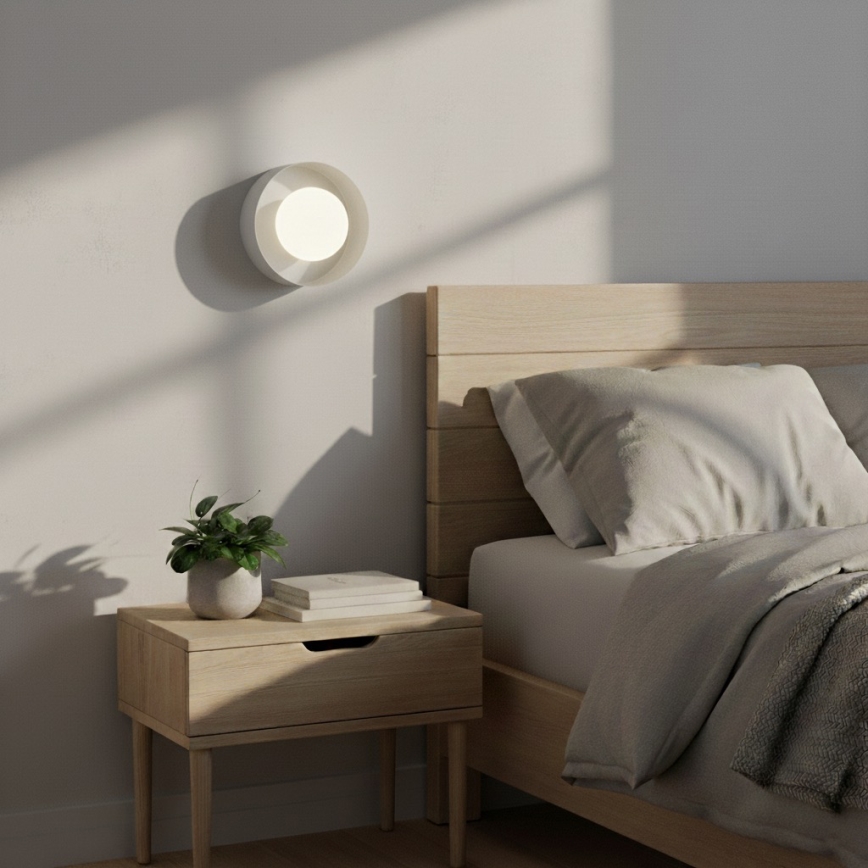 Aplique de pared OZZY 1xG9/8W/230V blanco