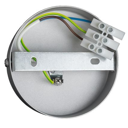 Aplique de pared PAFOS 1xE27/15W/230V cromo brillante