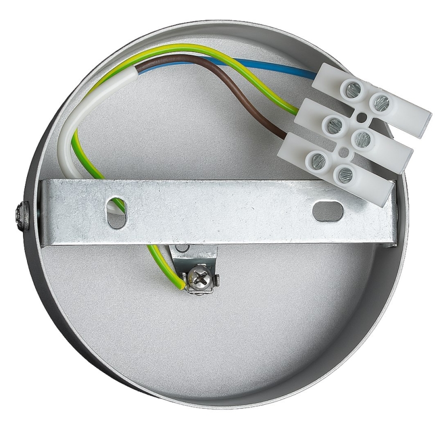 Aplique de pared PAFOS 1xE27/15W/230V cromo brillante