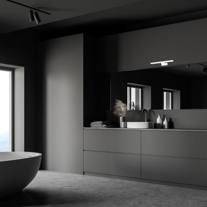 Aplique de pared para baño LED SHINE LED/7W/230V 30 cm IP44 blanco