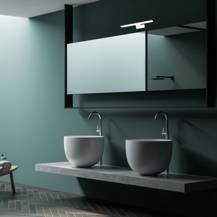 Aplique de pared para baño LED SHINE LED/7W/230V 30 cm IP44 blanco