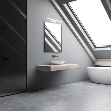 Aplique de pared para baño LED SHINE LED/7W/230V 30 cm IP44 blanco