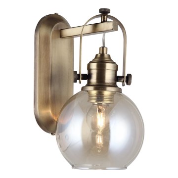 Aplique de pared POLINO 1xE27/40W/230V bronce