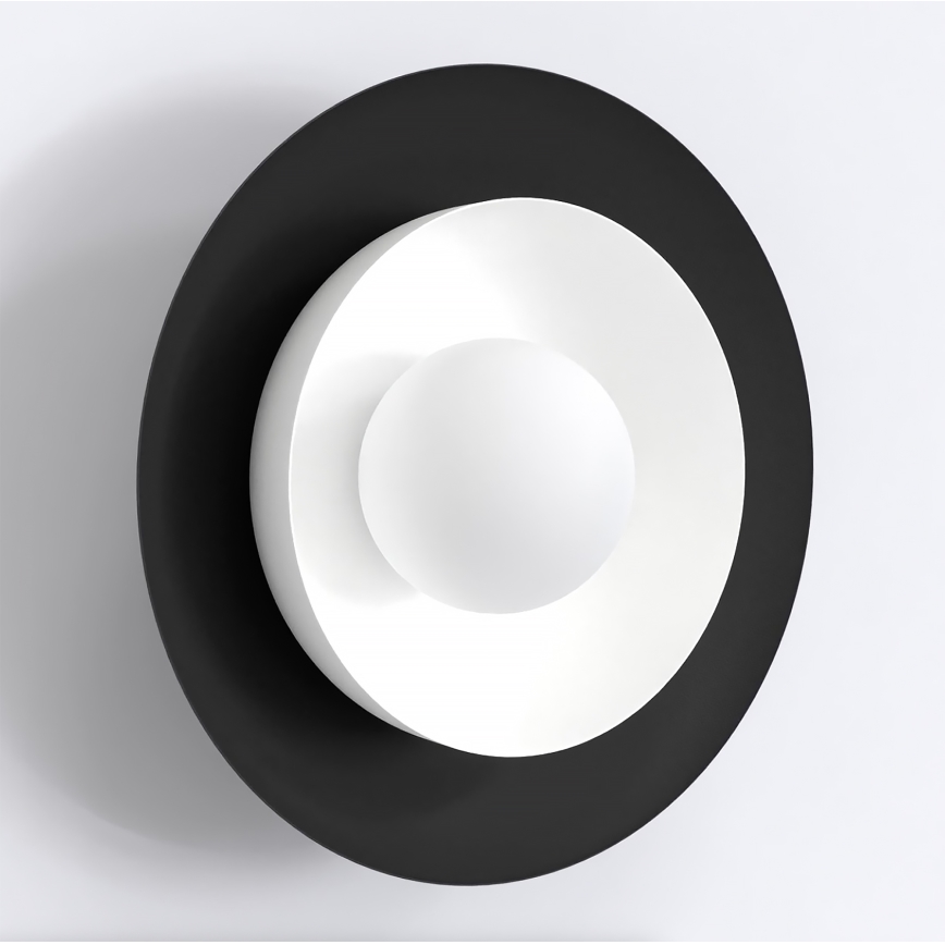 Aplique de pared POPPI 1xG9/8W/230V negro/blanco