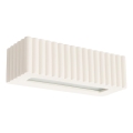 Aplique de pared RIGATA 1xE27/15W/230V cerámica/crema