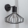 Aplique de pared SOLANO 1xE27/15W/230V negro/cromo brillante