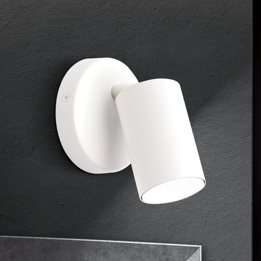 Aplique de pared tipo foco SEAN 1xGU10/13W/230V blanco