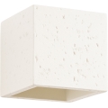 Aplique de pared tipo spot QUAD 1xG9/8W/230V hormigón/crema