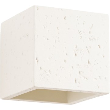 Aplique de pared tipo spot QUAD 1xG9/8W/230V hormigón/crema