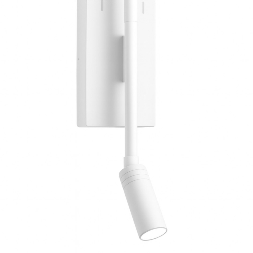 Aplique de pared TORCH LED/6W/230V + LED/3W blanco