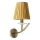 Aplique de pared VITORIA 1xE14/40W/230V amarilla/bronce