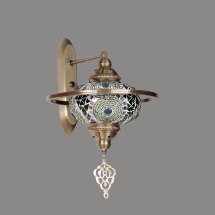 Aplique de pared YENI 1xE27/40W/230V en bronce
