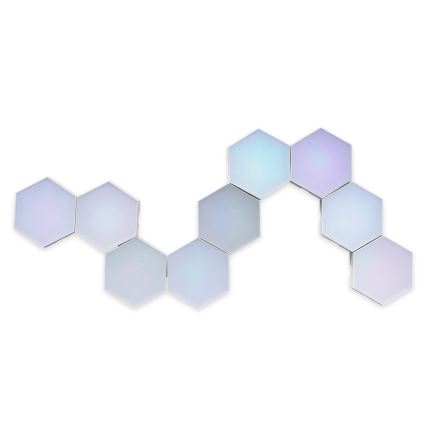 SET 9x LED RGBW Aplique decorativo LED regulable MAYA/1W/230V + control remoto