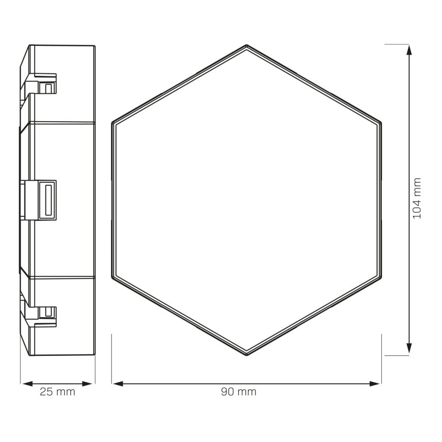 SET 9x LED RGBW Aplique decorativo LED regulable MAYA/1W/230V + control remoto