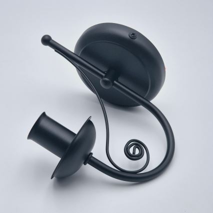 Aplique DONATO 1xE14/40W/230V negro
