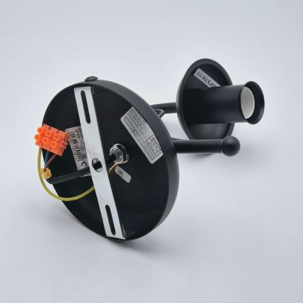 Aplique DONATO 1xE14/40W/230V negro