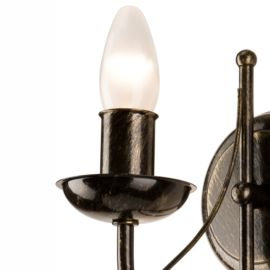 Aplique DONATO 1xE14x40W/230V pátina