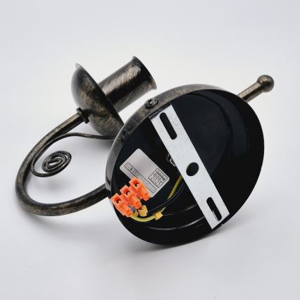 Aplique DONATO 1xE14x40W/230V pátina