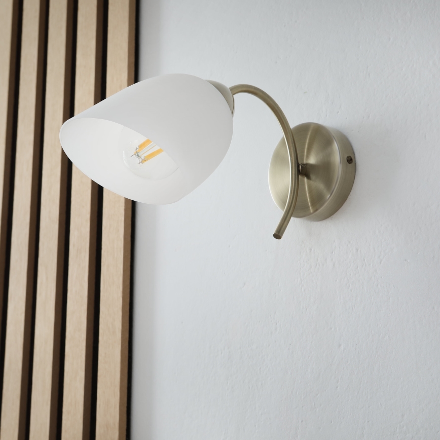 Aplique DONNA 1xE27/60W/230V pátina