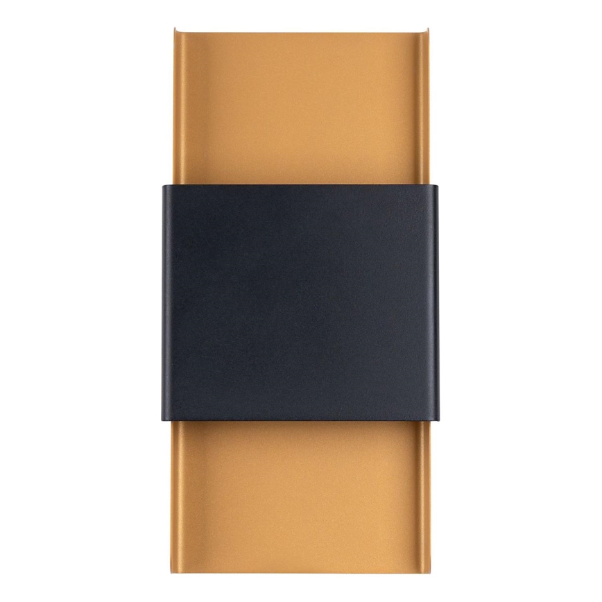 Aplique DURLIN 2xG9/8W/230V dorado/negro
