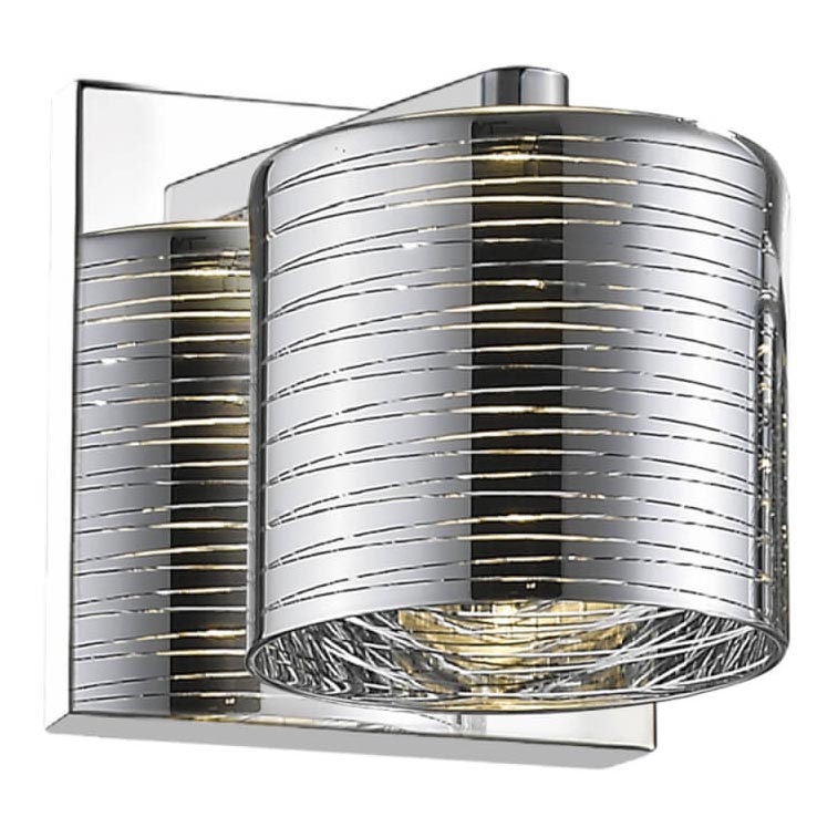 Aplique EVOLUTION 1xG9/3W/230V cromo brillante