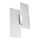 Aplique FABIANO 2xE27/60W/230V blanco/cromo brillante