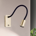 Aplique flexible LED KURT LED/5W/230V dorado