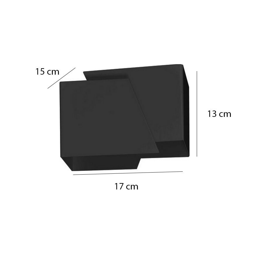 Aplique FROST 1xG9/8W/230V negro