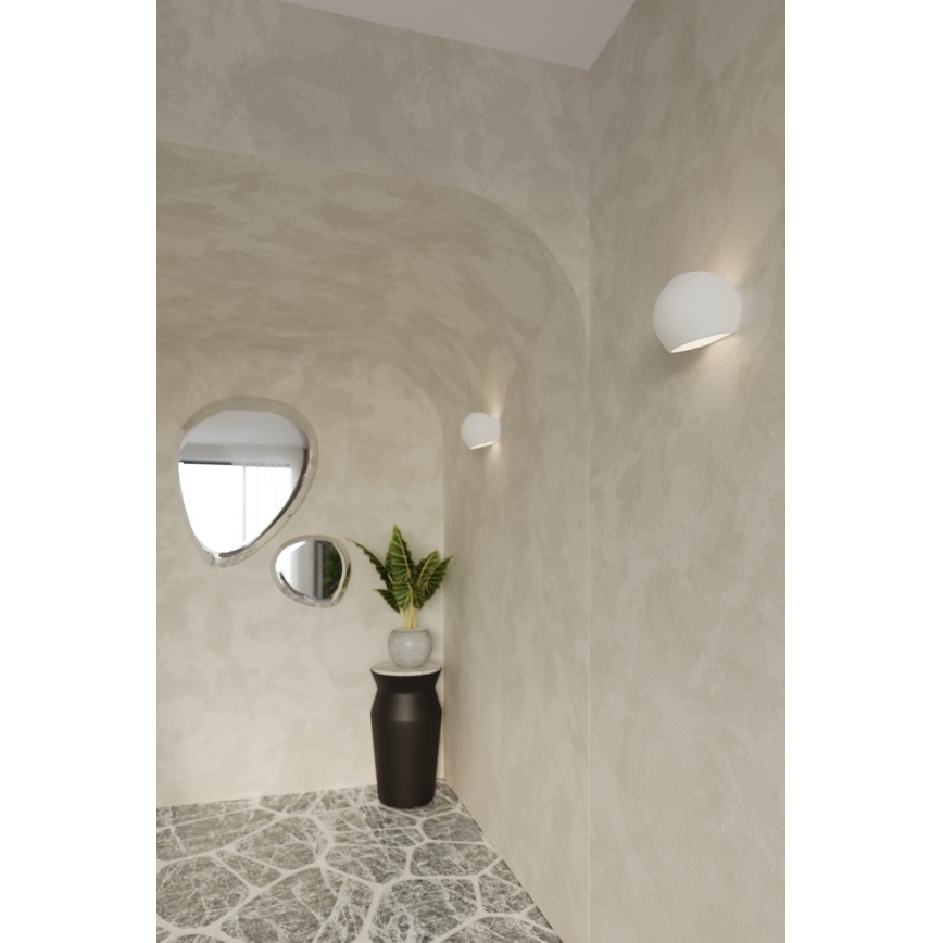 Aplique GLOBE 1xE27/60W/230V blanco
