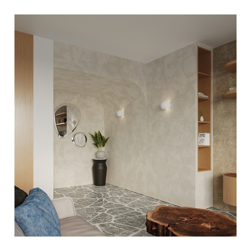Aplique GLOBE 1xE27/60W/230V blanco