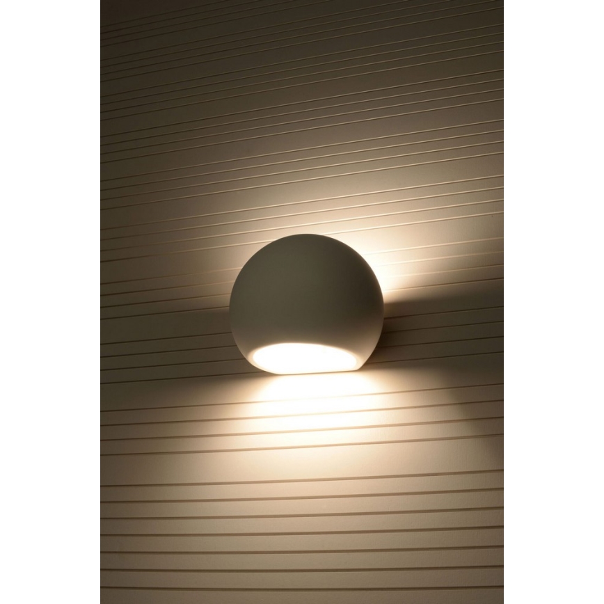 Aplique GLOBE 1xE27/60W/230V blanco